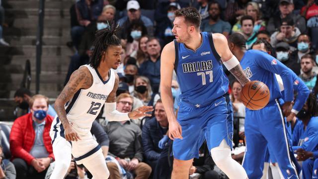 灰熊11连胜被独行侠终结 东契奇PK莫兰特占据上风